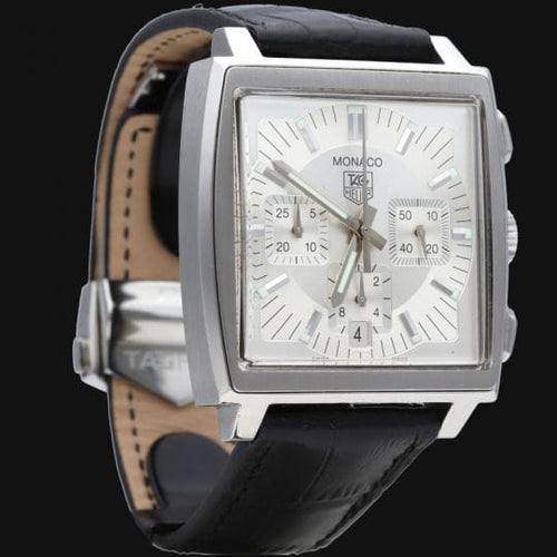 Montre TAG Heuer Monaco - Montre chronographe automatique en acier 58 Facettes MT44526
