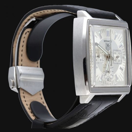 Montre TAG Heuer Monaco - Montre chronographe automatique en acier 58 Facettes MT44526