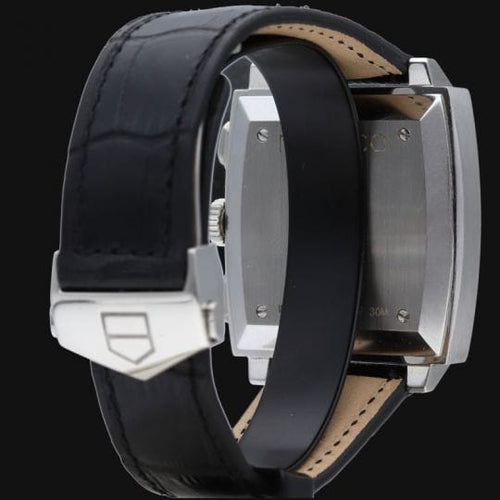 Montre TAG Heuer Monaco - Montre chronographe automatique en acier 58 Facettes MT44526
