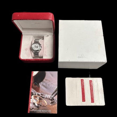 Montre Omega Speedmaster - Montre chronographe automatique en acier 58 Facettes MT44207