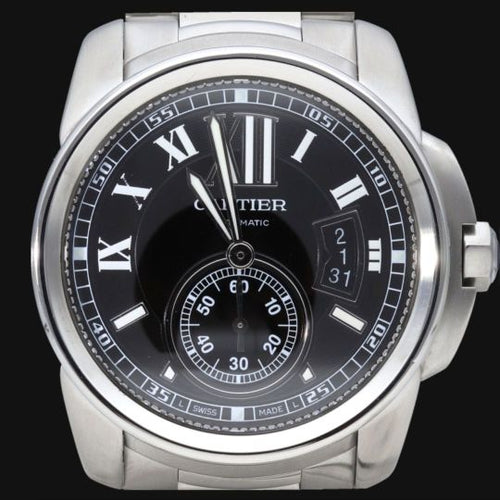 Montre Cartier Calibre de Cartier - Montre homme automatique en acier 42 mm 58 Facettes MT44422