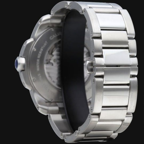 Montre Cartier Calibre de Cartier - Montre homme automatique en acier 42 mm 58 Facettes MT44422