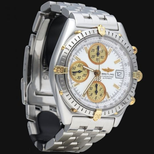 Montre Breitling Chronomat - Montre chronographe en or jaune et acier 58 Facettes MT42109