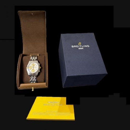 Montre Breitling Chronomat - Montre chronographe en or jaune et acier 58 Facettes MT42109