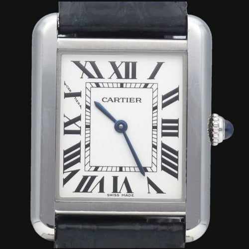 Montre Cartier Tank Solo - Montre femme à quartz 24 x 31 mm 58 Facettes MT44197