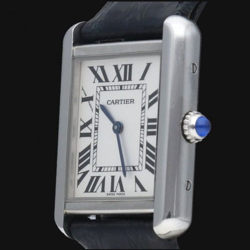 Montre Cartier Tank Solo - Montre femme à quartz 24 x 31 mm 58 Facettes MT44197