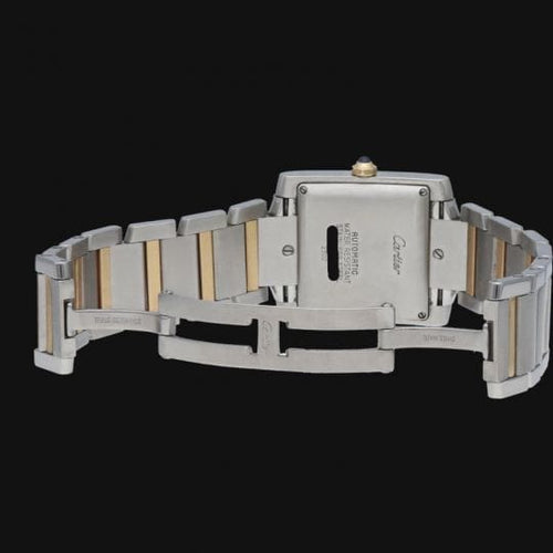Montre Cartier Tank Française GM - Montre en or jaune et acier 58 Facettes MT43970