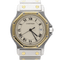 Montre Cartier Santos - Montre ronde octogonale en or jaune 18K et acier 58 Facettes MT45329