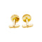 Boutons de manchette Boutons de manchette Bulgari "BULGARI BULGARI", or jaune et onyx. 58 Facettes 35246