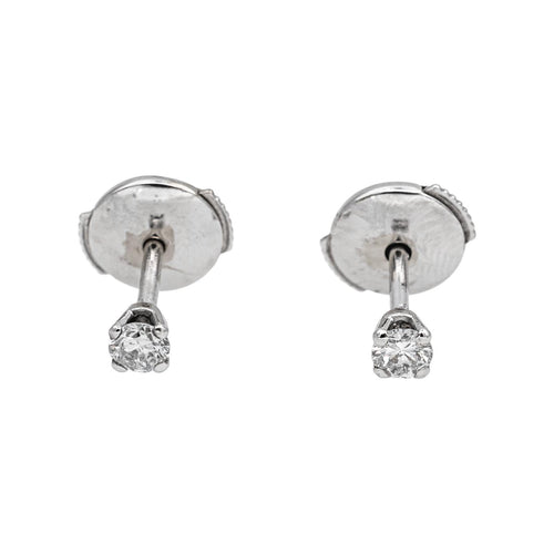 Boucles d'oreilles Boucles d'oreilles Puces Or blanc Diamant 58 Facettes 4830464CN
