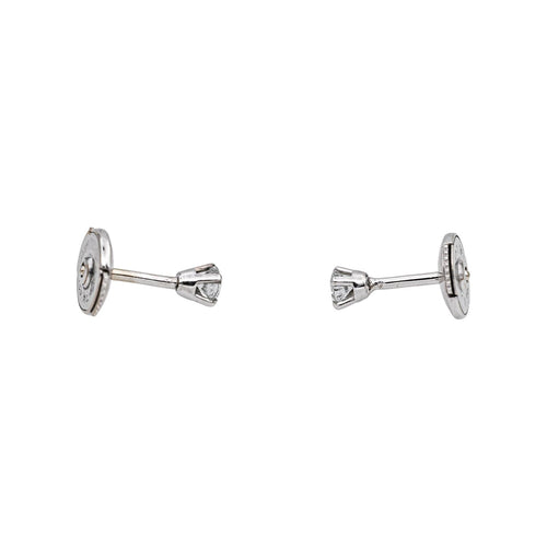 Boucles d'oreilles Boucles d'oreilles Puces Or blanc Diamant 58 Facettes 4830464CN