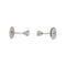 Boucles d'oreilles Boucles d'oreilles Puces Or blanc Diamant 58 Facettes 4830464CN