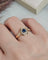 Bague 53 Bague saphir et diamants en or jaune 18 carats 58 Facettes 709