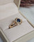 Bague 53 Bague saphir et diamants en or jaune 18 carats 58 Facettes 709