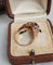 Bague 55 Bague dôme rubis composite en or rose 18 carats 58 Facettes 674