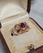 Bague 55 Bague dôme rubis composite en or rose 18 carats 58 Facettes 674