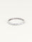 Bague 50 Alliance ancienne platine diamants taille ancienne 0,50 carat 58 Facettes 1206.3