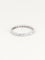 Bague 50 Alliance ancienne platine diamants taille ancienne 0,50 carat 58 Facettes 1206.3