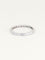 Bague 50 Alliance ancienne platine diamants taille ancienne 0,50 carat 58 Facettes 1206.3
