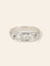 Bague 51.5 Bague jarretière platine diamants taille ancienne 58 Facettes 1164.1