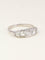 Bague 51.5 Bague jarretière platine diamants taille ancienne 58 Facettes 1164.1