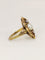 Bague 47 Bague marquise Art Nouveau or jaune perle fine diamants 58 Facettes 1260
