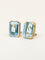 Boucles d'oreilles Boucles d'oreilles or jaune aigue marine 30 carats 58 Facettes 1225.2