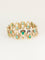 Bracelet Bracelet vintage or jaune émeraudes 5,5 carats 58 Facettes 1262.2