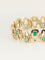 Bracelet Bracelet vintage or jaune émeraudes 5,5 carats 58 Facettes 1262.2