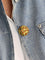 Broche Broche feuillle or jaune corail 58 Facettes 1204.3