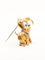 Broche Broche vintage chien or jaune email 58 Facettes 1211.6