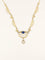 Collier Collier draperie Art Nouveau or jaune saphir perle 58 Facettes 1236.2
