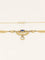 Collier Collier draperie Art Nouveau or jaune saphir perle 58 Facettes 1236.2