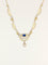 Collier Collier draperie Art Nouveau or jaune saphir perle 58 Facettes 1236.2