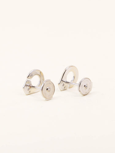 Boucles d'oreilles DINH VAN Boucles d'oreilles menottes R8 or blanc 58 Facettes 1215.9