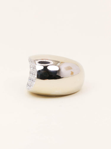 Bague 53 FRED Bague Candy or blanc diamants 58 Facettes 1211.8