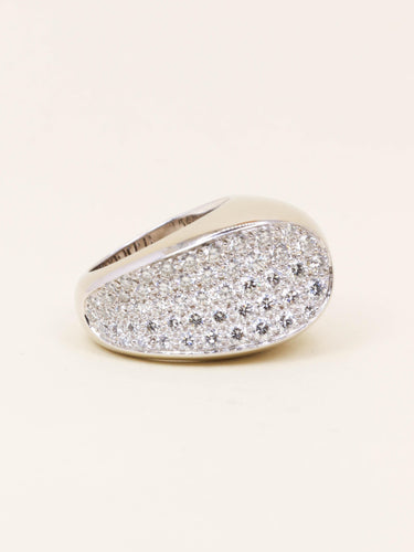 Bague 53 FRED Bague Candy or blanc diamants 58 Facettes 1211.8