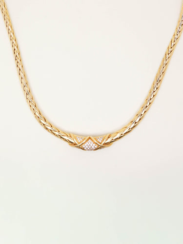 Collier GAY FRERES Collier vintage or torsadé diamants 58 Facettes 1227