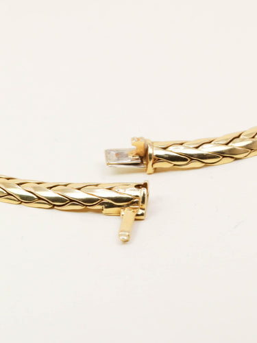 Collier GAY FRERES Collier vintage or torsadé diamants 58 Facettes 1227