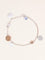 Bracelet HERMES Bracelet Ex-libris argent or rose 58 Facettes 1218.7