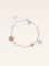 Bracelet HERMES Bracelet Ex-libris argent or rose 58 Facettes 1218.7