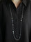 Collier HERMES Sautoir Ex-libris argent or rose 58 Facettes 1218.6