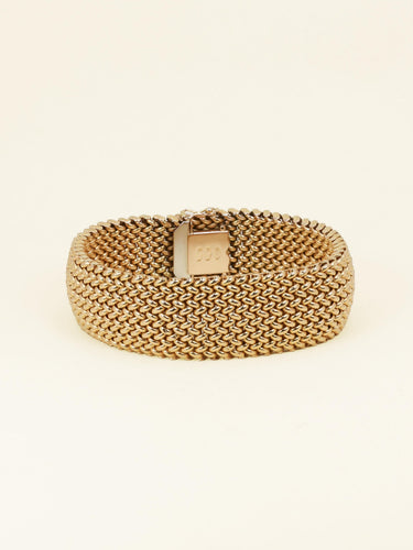Bracelet UnoAErre Bracelet maille milanaise or jaune 58 Facettes 1254.3