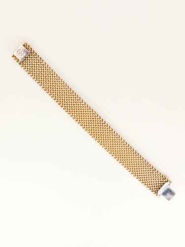 Bracelet UnoAErre Bracelet maille milanaise or jaune 58 Facettes 1254.3