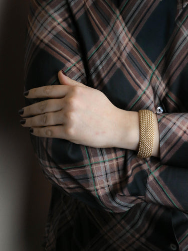 Bracelet UnoAErre Bracelet maille milanaise or jaune 58 Facettes 1254.3