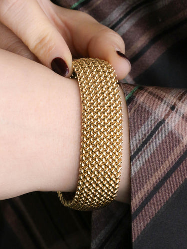 Bracelet UnoAErre Bracelet maille milanaise or jaune 58 Facettes 1254.3