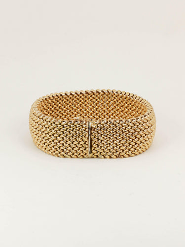 Bracelet UnoAErre Bracelet maille milanaise or jaune 58 Facettes 1254.3