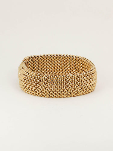 Bracelet UnoAErre Bracelet maille milanaise or jaune 58 Facettes 1254.3
