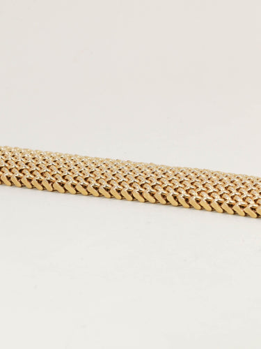 Bracelet UnoAErre Bracelet maille milanaise or jaune 58 Facettes 1254.3