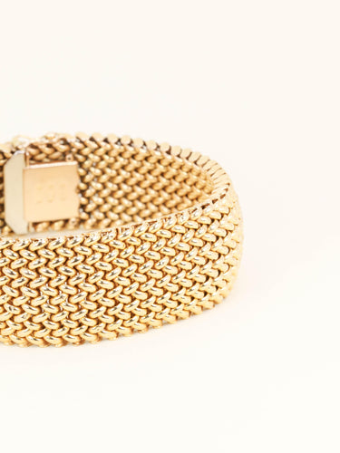Bracelet UnoAErre Bracelet maille milanaise or jaune 58 Facettes 1254.3